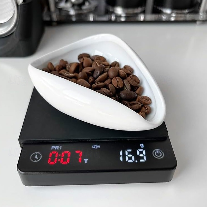 Conjunto de descanso de colher de café de cerâmica e colher de aço inoxidável - pequeno suporte de colher de chá, descanso para agitadores de café para bar, acessórios de cozinha, ótimo presente de 2026 por $12.99 –P3