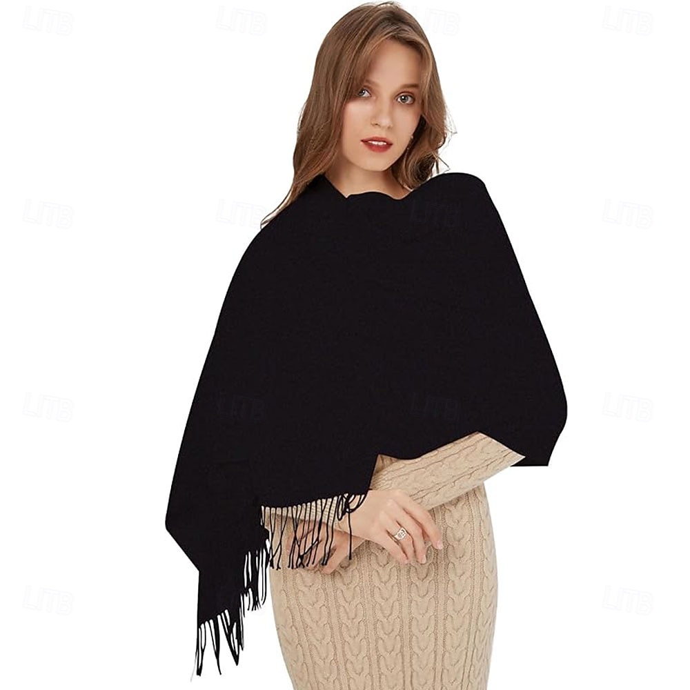 Pašmínový šál pro ženy, měkký a lehký, elegantní, na svatbu, cestování, večer, párty, pro všechna roční období 2025 - $30.99 –P3