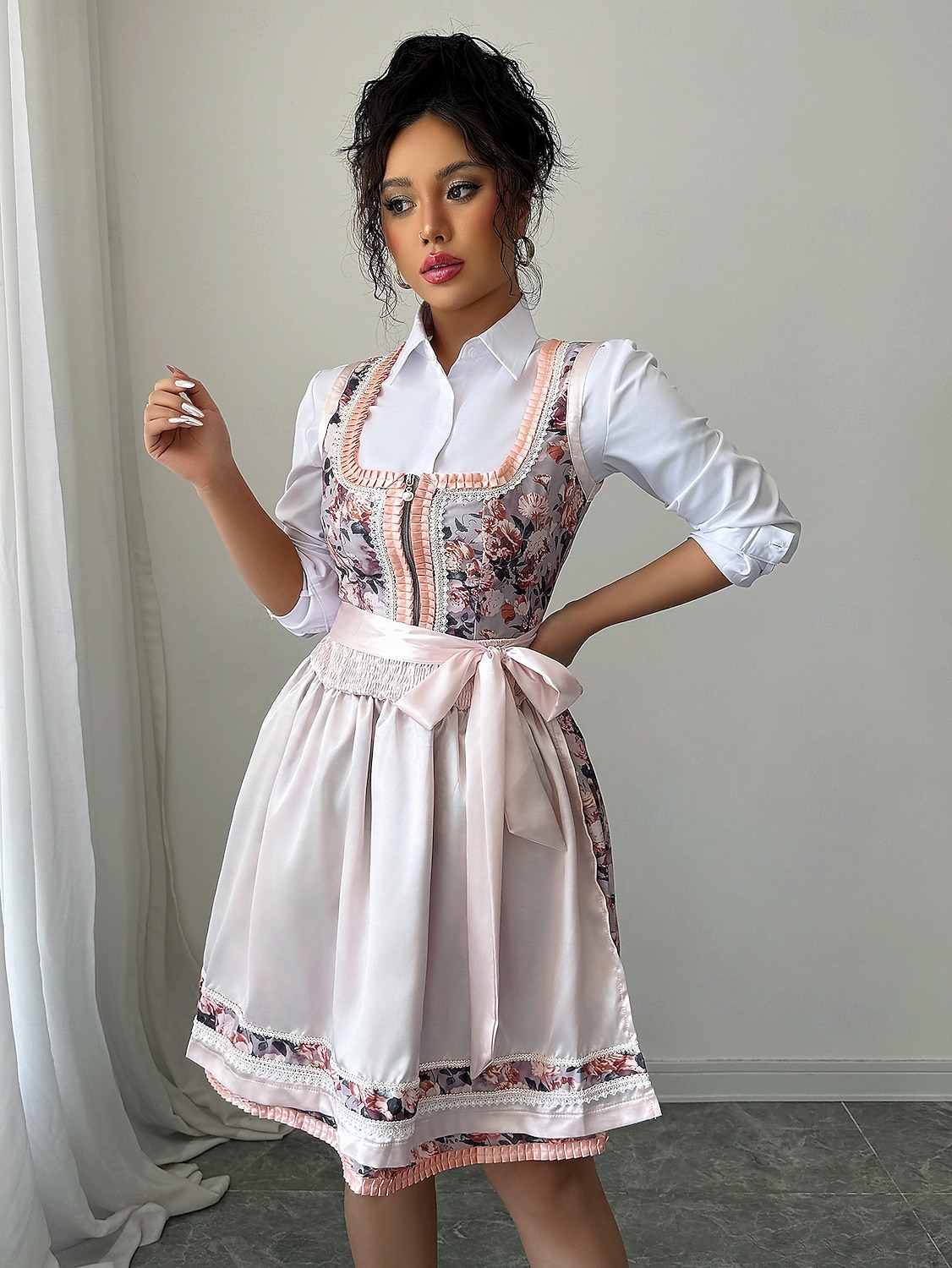 Oktoberfest Dress Dirndl Maid Bavarian German Munich Wiesn Women's Carnival Party Beer Festival Traditional Style Cloth 2025 - $39.99 –P1
