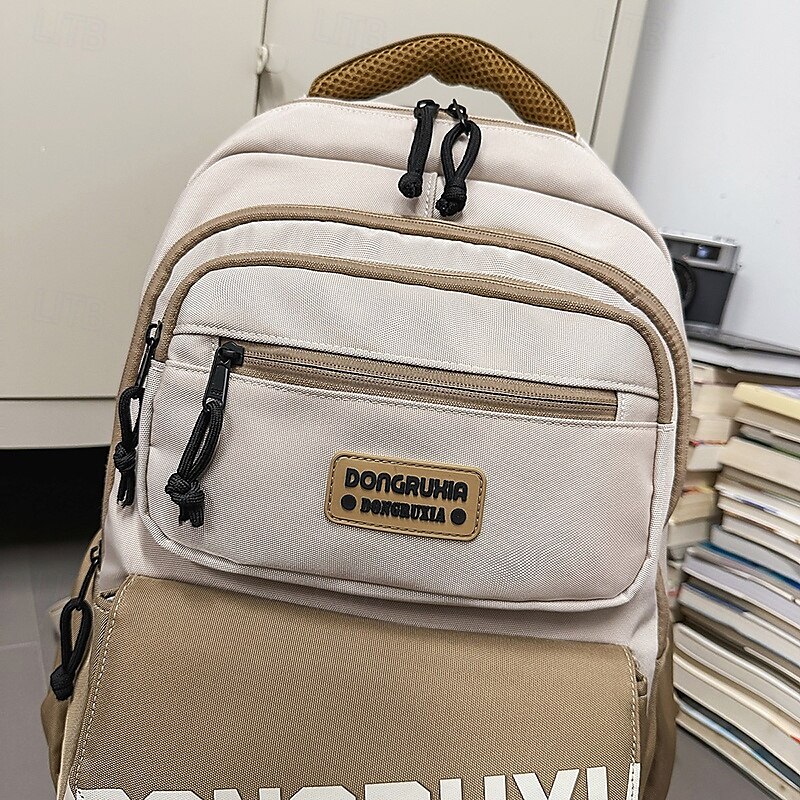 Men’s Colorblock School Backpack – Large Capacity Casual Bookbag for Teen Boys, High School & College Students 2025 - $34.99 –P2