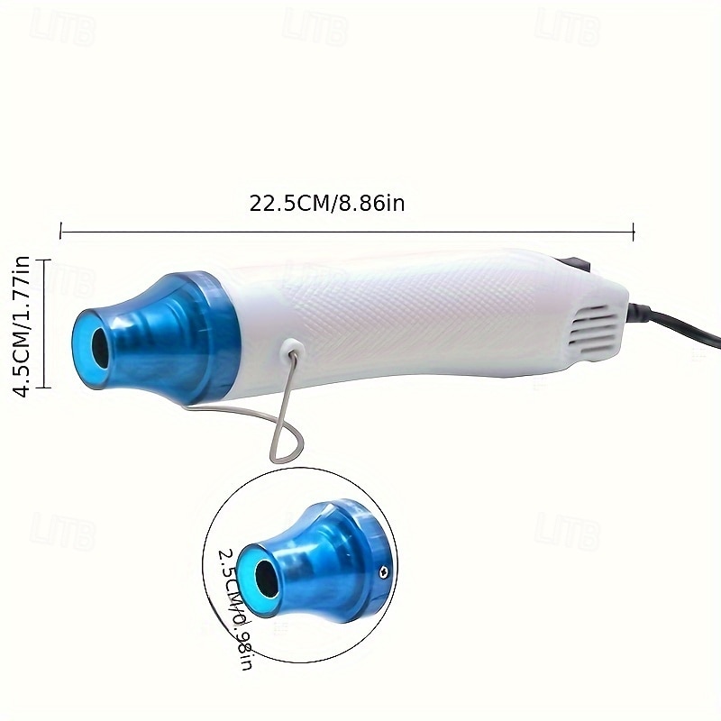 Mini-Heißluftpistole, Heißluftgerät für Epoxidharz, für DIY-Acrylharzbecher, Trinkgläser, Prägung, Schrumpfverpackung, Farbtrocknung, Basteln, Elektronik, DIY, Entfernen von Epoxidharzbechern, Malen 2026 - $20.99 –P4