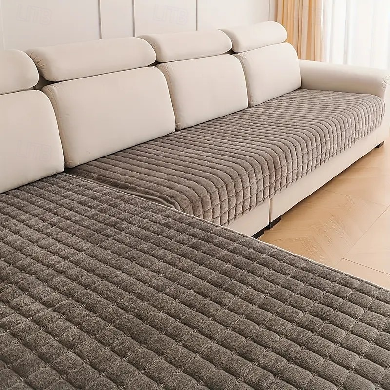 Capas de sofá de flanela acolchoada, protetores de móveis macios e duráveis, adequados para todas as estações, adequados para cães e gatos, laváveis à máquina, adequados para quarto, sala de estar, de 2025 por $30.99 –P16