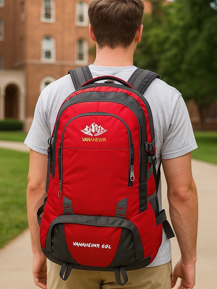 Men's Waterproof Hiking Backpack - Large Capacity Outdoor Travel Bag with Scratch-Resistant Fabric, Multiple Compartments, Ergonomic Straps for School, Camping, Hiking or Backpacking 2025 - $34.99 –P2