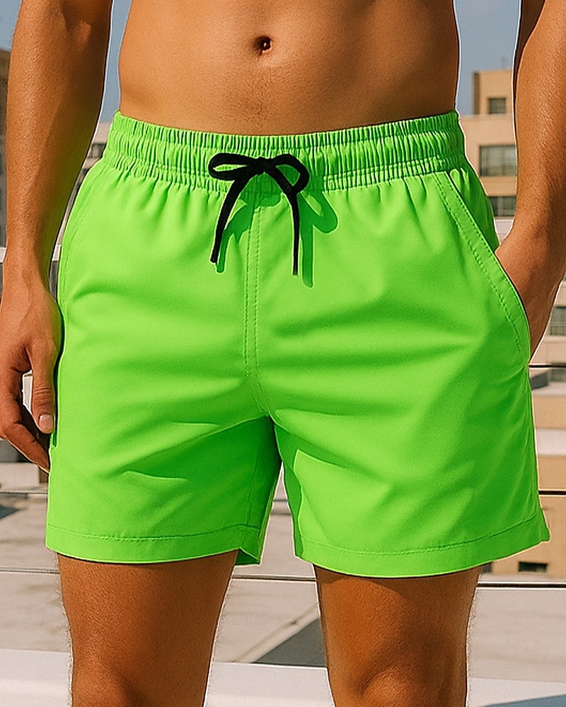 Herren Laufshorts Trainingsshorts Reißverschlusstasche Hohe Taille Unterteile Athleisure Fitnessstudio Trainieren Schnelltrocknend Atmungsaktiv Fitnesstraining Outdoor Laufen Normale Passform 2025 - $13.19 –P3