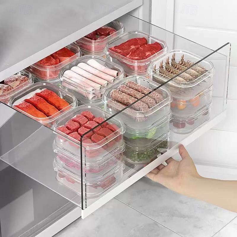 10pcs Airtight Food Storage Containers with Lids, Microwave and Refrigerator Safe Sealed Meal Prep Boxes for Kitchen and Home Organization 2025 - $14.99 –P2