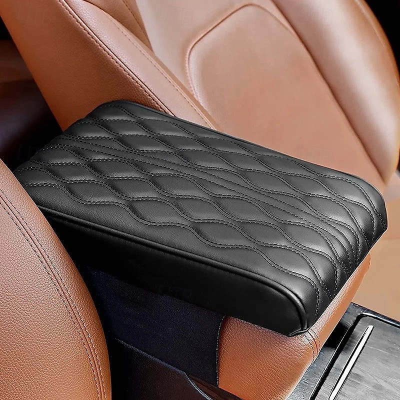 Bracciolo in memory foam per auto, cuscino per console centrale con tasca portaoggetti, porta telefono, scatola per fazzoletti, supporto per gomiti per il comfort di guida del 2025 a $10.99 –P18