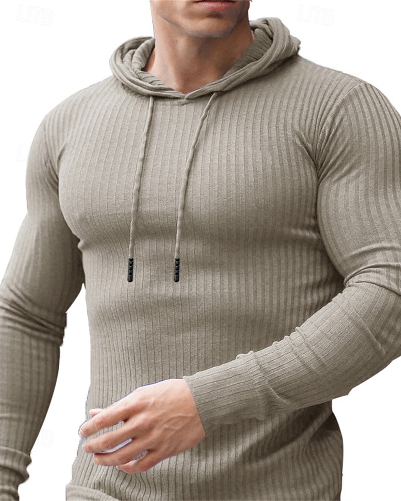 Homens Moletom Top de caminhada Moletom esportivo com capuz Manga Longa Com Capuz Camiseta Blusas Ao ar livre Térmico / Quente Leve Inverno Quarter-Zip Poliéster Preto Verde Tropa Azul Marinho Caça de 2025 por $18.39 –P7