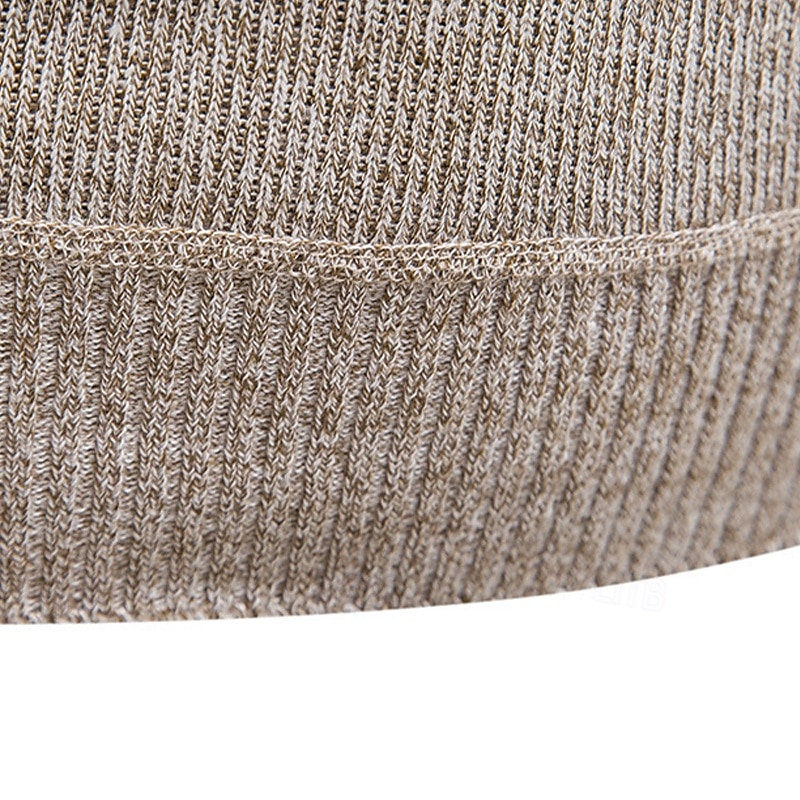 Homens Suéter Pulôver suéter Suéter com zíper de um quarto Estriado Tricotar Tops regulares Tricotado Corte Justo Tecido Gola Alta Roupa de Malha Moderna Casual Roupa Diária Roupa Outono Inverno Azul de 2025 por $27.99 –P9