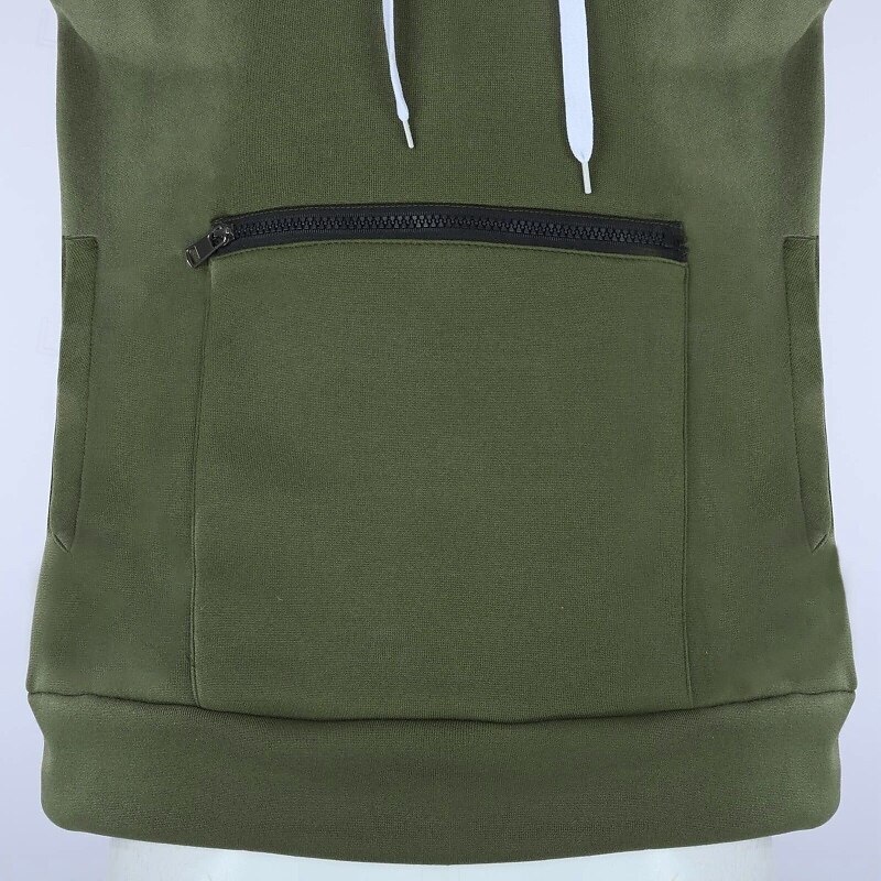 Per uomo Felpa con cappuccio Felpa con cappuccio in pile Rosso bordeaux Verde militare Blu marino Blu Reale Viola Con Cappuccio Semplice Patchwork Blocco di colore Sport & Outdoor Casuale Quotidiano del 2025 a $25.99 –P7