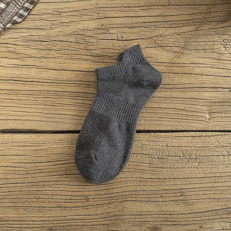 Herr 10 par Multipack Socka Löparstrumpor Vardagliga strumpor Svart Vit Färg Slät Semester Sport & Utomhus Dagligen Grundläggande Medium Vår Höst Mode Ledigt 2025 - $5.99 –P3