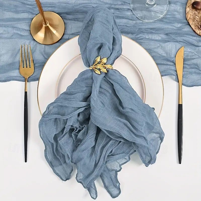 Lot de 10 serviettes en polyester de couleur unie, serviettes de table rectangulaires tissées de 20 x 20 pouces avec bordure élégante, parfaites pour la décoration de table de Noël, de vacances, de de 2025 ? $23.99 –P20