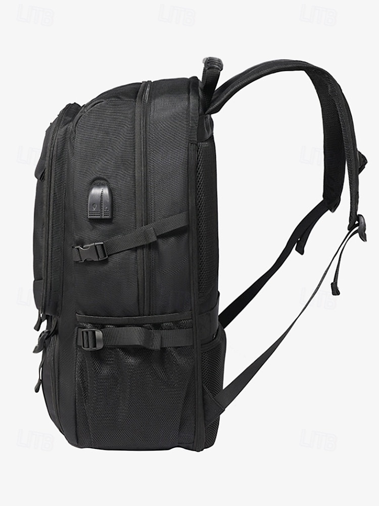 Mochila expandible de gran capacidad para hombre con tela repelente al agua, puerto de carga USB, diseño multicompartimento, bolso informal para portátil para exteriores y viajes. 2025 - $46.99 –P3