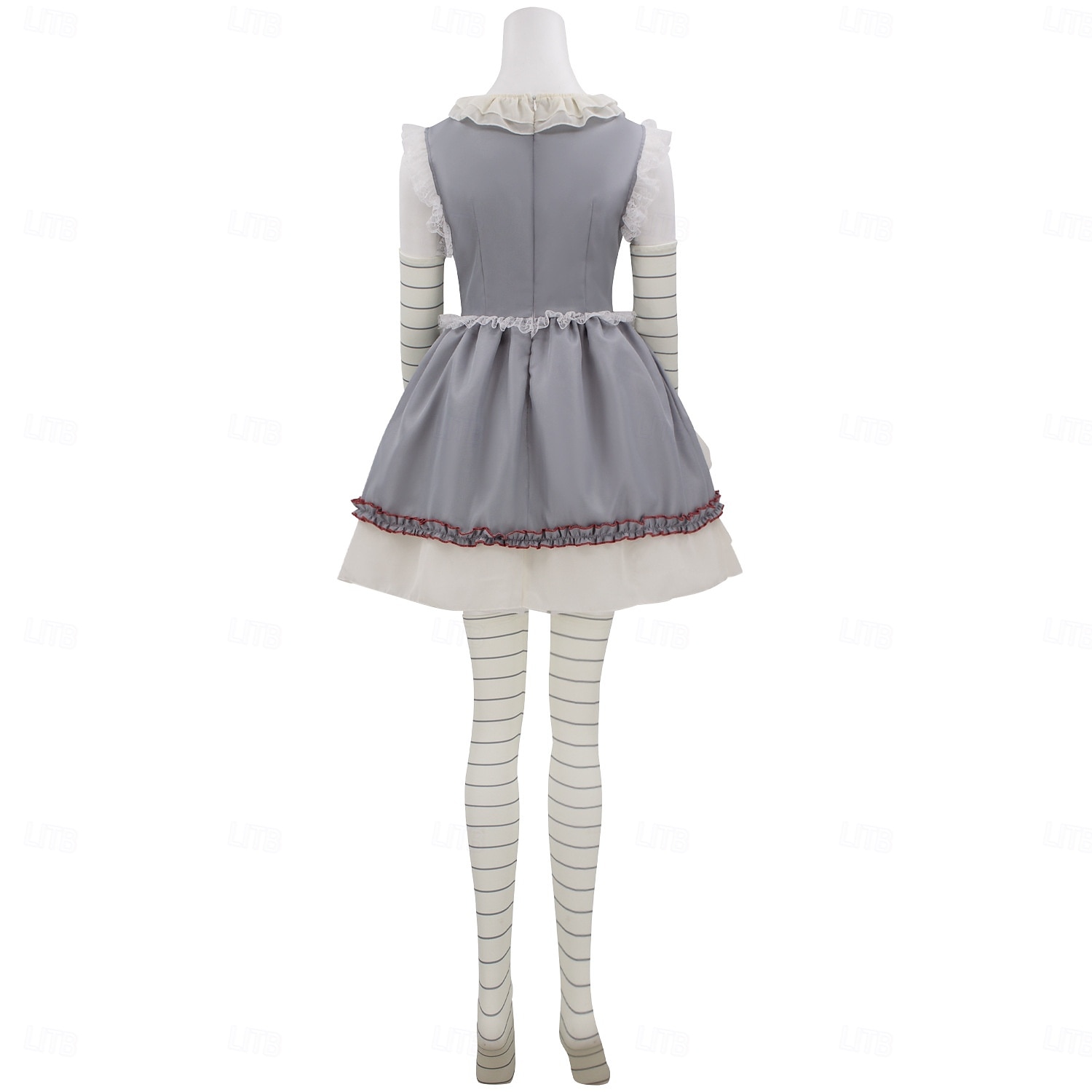 Bohóc Pennywise Halloween Ruhák Jelmez Azt Borzalom Ijesztő jelmez Felnőttek Női Mindszentek napja Farsang Teljesítmény Parti Egyszerű Halloween jelmezek Kiöltözik 2025 - $54.99 –P6