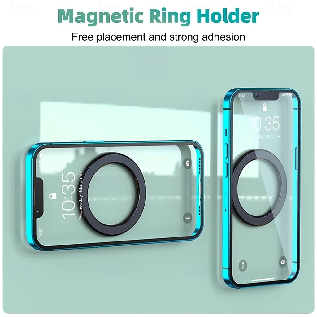 магнитный держатель телефона для iPhone 15 14 13 12 pro max магнитное кольцо крепление для magsafe держатель смартфона подставка для стены кухня автомобиль 2025 - $11.99 –P3