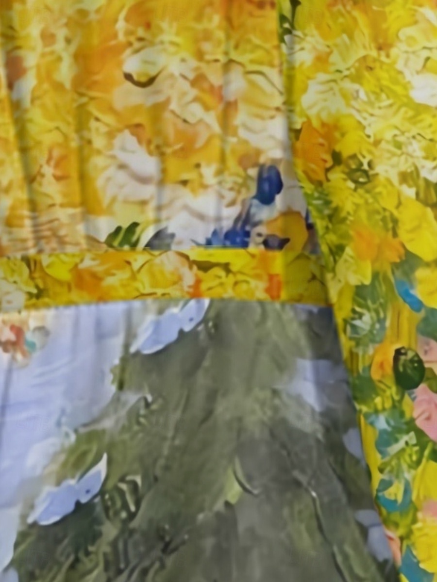 Femmes Robe Midi Robe Décontractée Mousseline de Soie Robe évasée Moderne Vacances Quotidien Week-end Coupe régulière Fleuri manche longue Col en V Bleu Roi Bleu Vert Bleu de minuit Été Printemps de 2025 ? $31.99 –P3