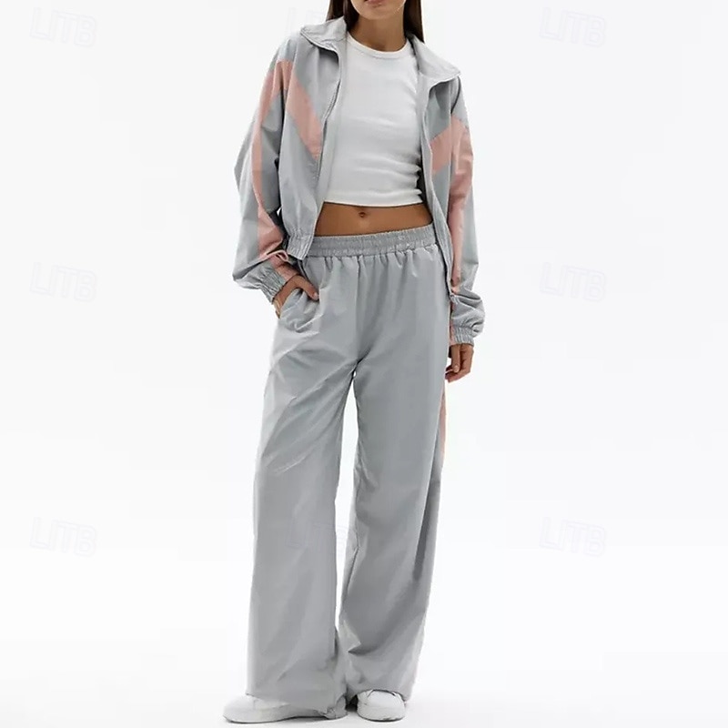 نسائي بدلة رياضية بنطلونات بنطلون رياضي رباط جيب ألوان متناوبة أطقم ملابس رياضية الربيع أسود أحمر الصالة الرياضية تدريب ركض خصر عالي ضد الهواء خفة الوزن رطوبة فتل كم طويل رياضة ألبسة رياضية مرن نسبياً 2026 - $47.99 –P14