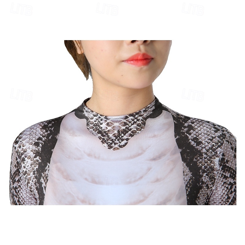 Zentai obleky Kočičí oblek Kožené obleky Potisk Zvířecí Karnevalový kostým Oblek na celé tělo Pánské Dámské Chlapecké cosplay předvečer Všech svatých Zvířecí potisk Lycra Spandex Kostým pro Párty 2025 - $26.99 –P11