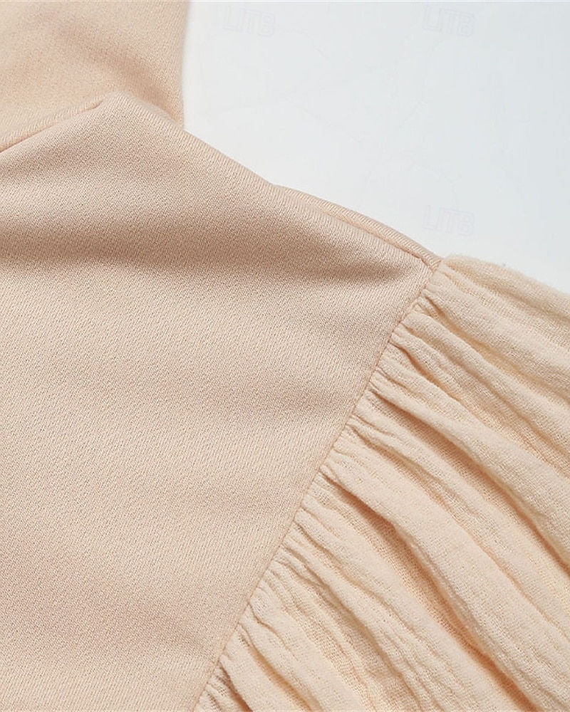 Femmes Sweat à capuche Uni Streetwear Occasionnel Confortable manche longue À capuche Hauts Réguliers Rue Fête Sortir Cordon de serrage Kaki Printemps Automne de 2025 ? $29.99 –P8