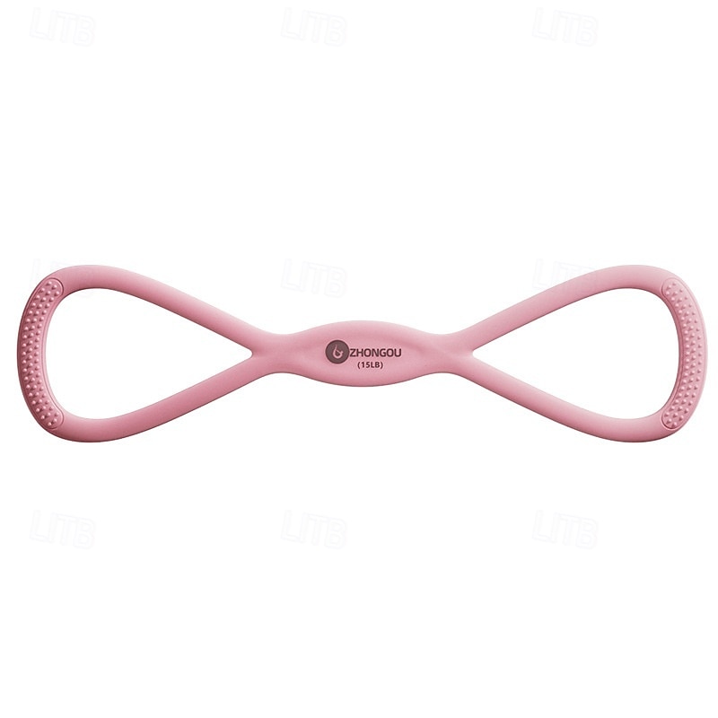 Bande de résistance pour le yoga 25 lb/35 lb, bande de fitness extensible, bandes d'exercice en forme de 8 polyvalentes, aide à la traction en forme de 8 pour la mobilité des épaules &développement du de 2025 ? $13.99 –P15