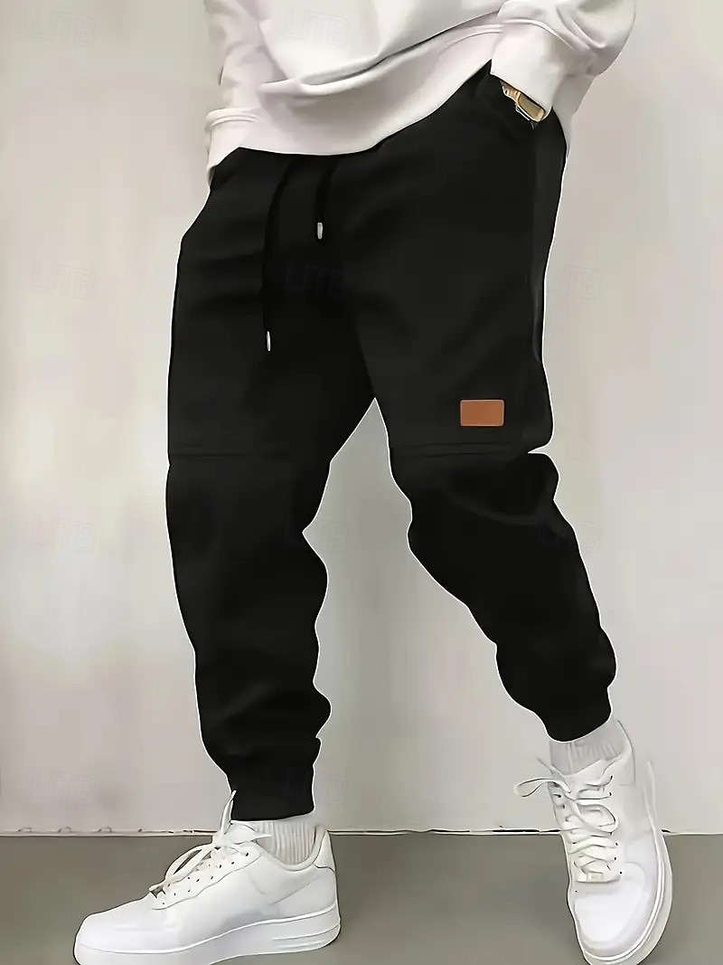 Men's Sweatpants Joggers Trousers Casual Pants Running Pants Drawstring Elastic Waist Plain Comfort Warm Full Length Daily Outdoor Gym Sports Fashion Blue Green Stretchy 2026 - $18.99 –P6