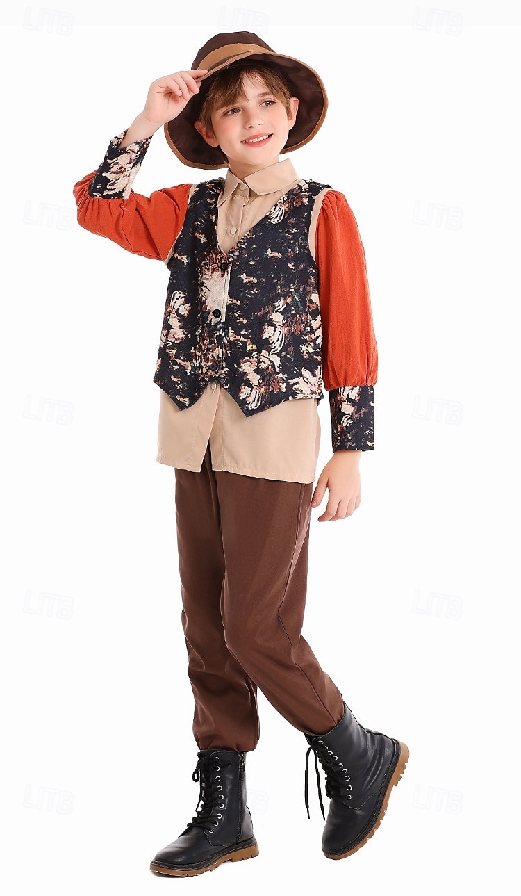 Saga Bypojke Pionjär Cosplay-kostym Kläder Sagobokskaraktärer Cosplay Film-cosplay for Pojkar Barn Halloween Karnival Världsbokdagen Prestanda Pedagogisk klädsel Klädsel för skolevenemang 2025 - €41.99 –P5