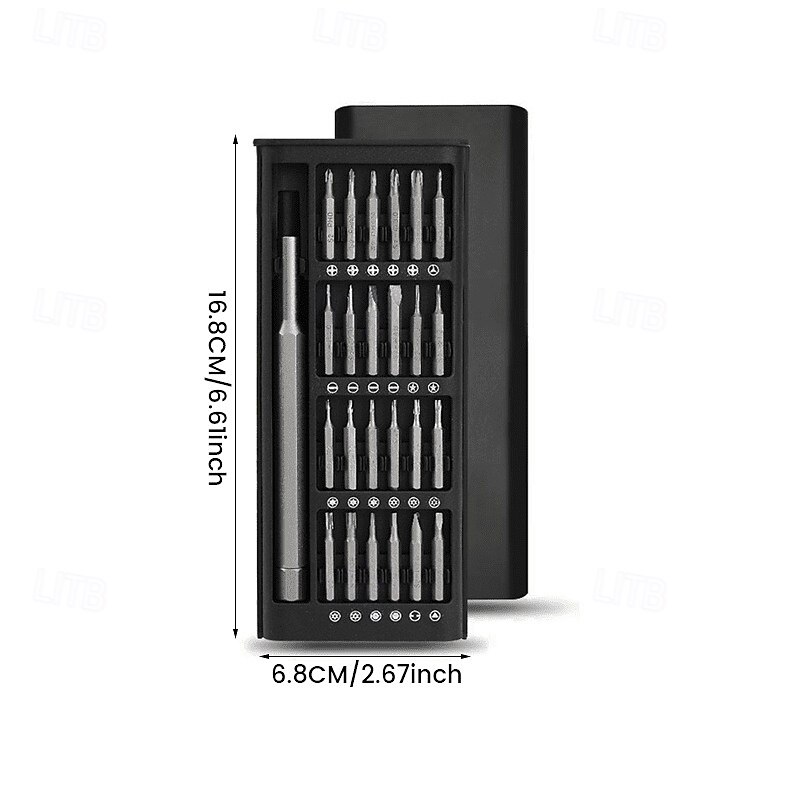 Set di cacciaviti 24 in 1, kit di strumenti di riparazione di precisione multifunzionale per telefoni cellulari, elettronica, uso domestico con varie teste di punte, design compatto e portatile. del 2025 a $6.99 –P8