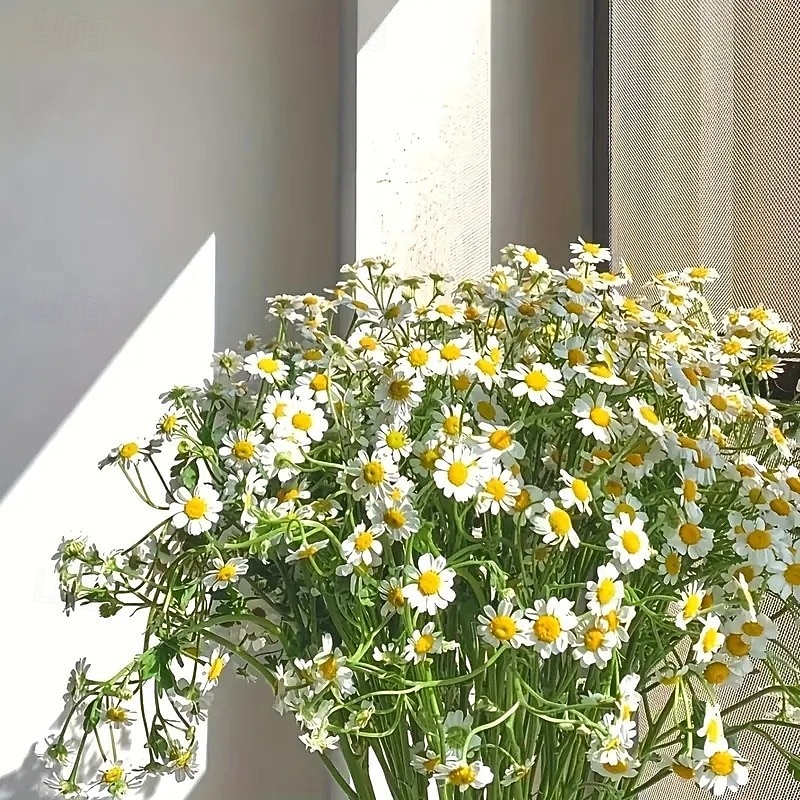 26-Pack Artificial Chamomile Flowers, Realistic White Faux Wedding Bouquets, INS Style Floral Decor for Home, Office, Outdoor Garden, Wedding Arrangements, Wall and Fence Hanging, Arch Decorations, and Photography Props 2025 - $18.99 –P5