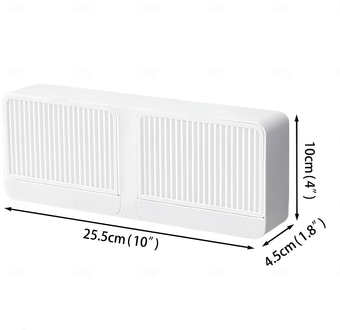 Wall-Mounted Soap Holder Dust-Proof Adhesive Bar Soap Dish with Hooks Plastic Soaps Box Tray for Bathrooms, Showers and Kitchens 2025 - $7.49 –P10