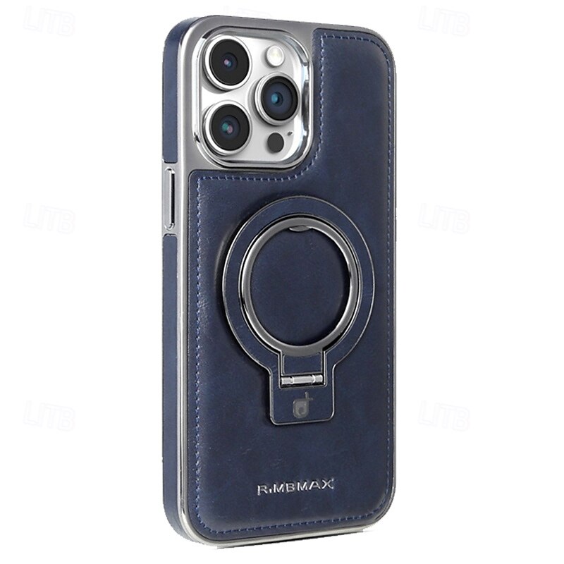 Phone Case For iPhone 16 Pro Max Plus iPhone 16 iPhone 16 Plus iPhone 16 Pro iPhone 15 Pro Max Plus iPhone 15 iPhone 14 Pro Max Plus Back Cover with Stand Holder Magnetic Shockproof Retro TPU PU 2025 - $24.99 –P4