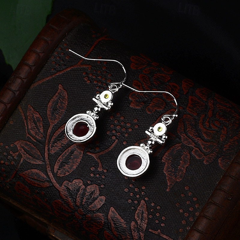 Femmes Boucles d'oreilles Tropical Joie Élégant Des boucles d'oreilles Bijoux Rouge Bordeaux Pour Soirée de 2025 ? $25.99 –P4