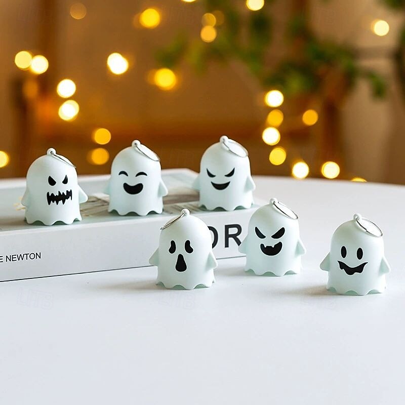 6PCS Halloween Ghost Lights Battery Powered Holiday Party Decorations Home Decor 2026 - $13.99 –P8