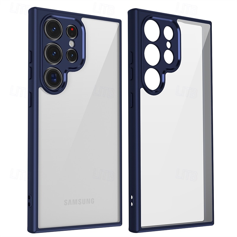 Phone Case For Samsung Galaxy S25 Plus S25 Ultra S24 Ultra Plus S24 FE S23 Ultra Plus A55 A35 A25 A15 5G Back Cover Translucent Shockproof PC 2025 - $11.99 –P7
