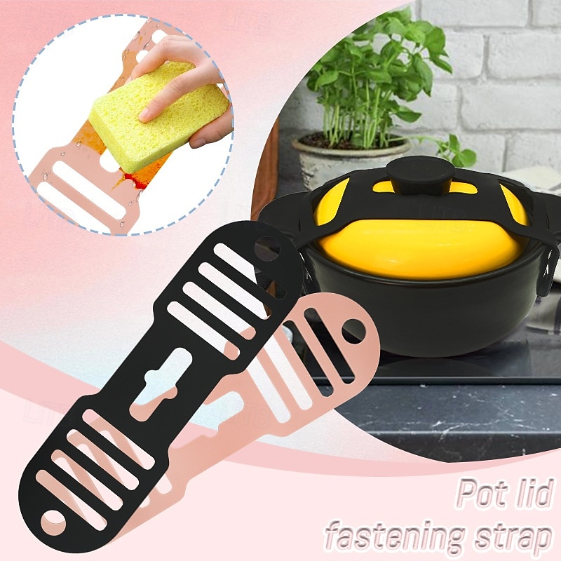 Silicone Pot Lid Strap and Lunch Box Seal Strap, Leak-Proof Food Container Bands for Secure Closure and Spill Prevention 2025 - $10.99 –P2