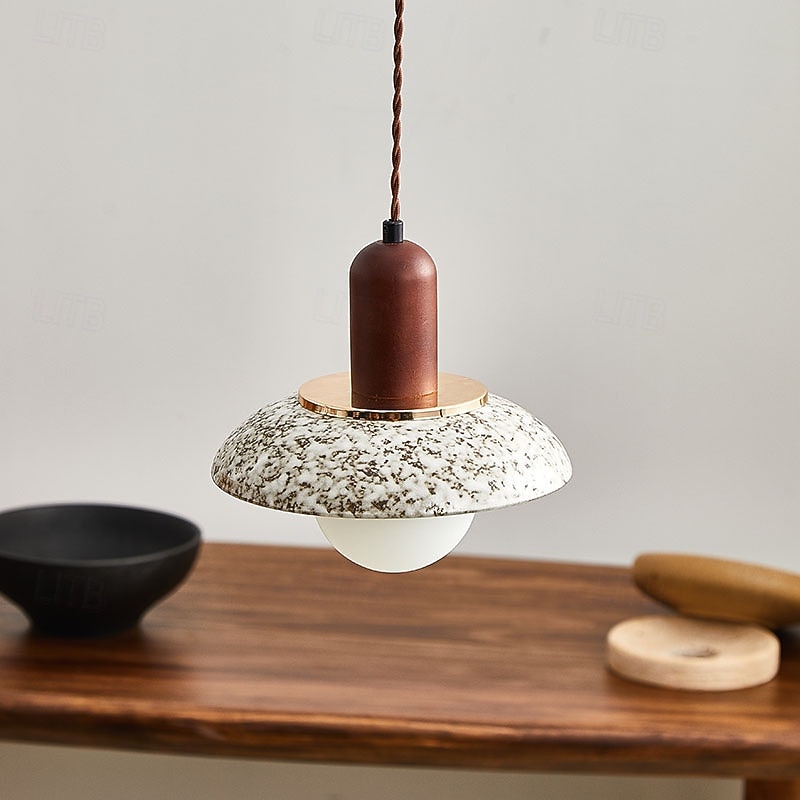 Modern Handmade Ceramic Pendant Light, Metal Ceramic Material, 20cm Height, Warm White Light, G9, Adjustable Chain 2026 - $349.99 –P1