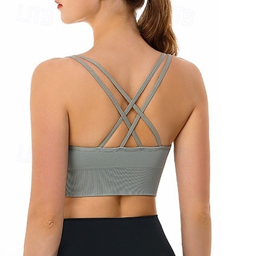 Soutien-gorge Rembourré Haut de Soutien-Gorge Soutien-Gorges de Sport Femmes Soutien-Gorges de Sport ​Brassière Soutien-Gorge Top Réglable Séchage Rapide Léger Entraînement en salle Danse Course Des de 2025 ? $18.99 –P7