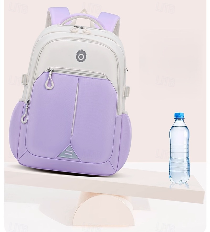 Enfant Garçons Fille Sac à Dos Cartable Sac à Dos Fonctionnel Sac à dos scolaire École Polyester Réglable Grande capacité Imperméable Fermeture éclair Noir Rose Claire Violet de 2025 ? $34.99 –P4