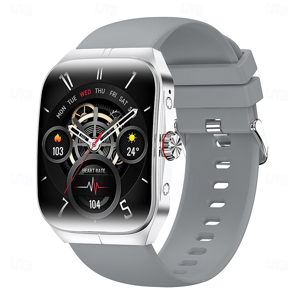 HK80 Εξυπνο ρολόι 1.95 inch Έξυπνο ρολόι Bluetooth Χρονόμετρο Υπενθύμιση Κλήσης Συσκευή Παρακολούθησης Καρδιακού Παλμού καθιστική υπενθύμιση Βρες τη Συσκευή Μου Συμβατό με Android iOS IP68 Γυναικεία 2025 - $42.99 –P1