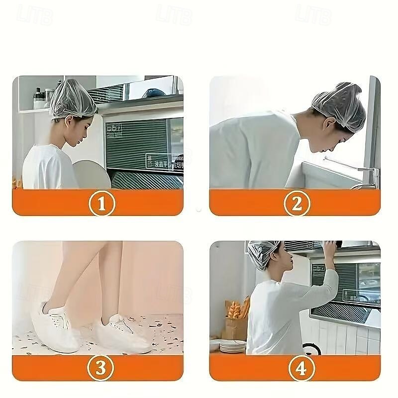 100PCS Reusable Elastic Food Storage Covers, Transparent Stretchable Plastic Bowl and Plate Lids, Airtight Seal Wraps, No Odor, Ideal Alternative to Foil and Cling Film for Kitchen Use 2025 - $6.49 –P5