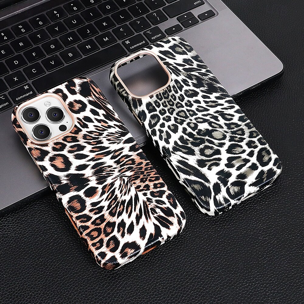 telefono Custodia Per iPhone 16 iPhone 15 Pro Max Copertura Posteriore Magnetico Resistente agli urti Retrò TPU Pelle PU del 2025 a $25.99 –P8