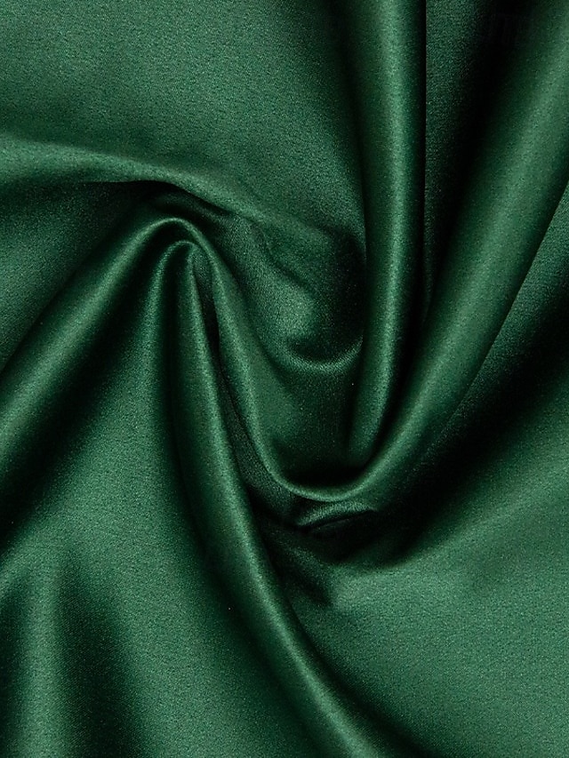 Rochie de seară elegantă, verde auriu, în linie A, rochie formală de nuntă, lungime până la podea, fără mâneci, decolteu în V, culoarea șampanie, rochie de seară pentru mama miresei, satin elastic cu 2025 - $137.99 –P5