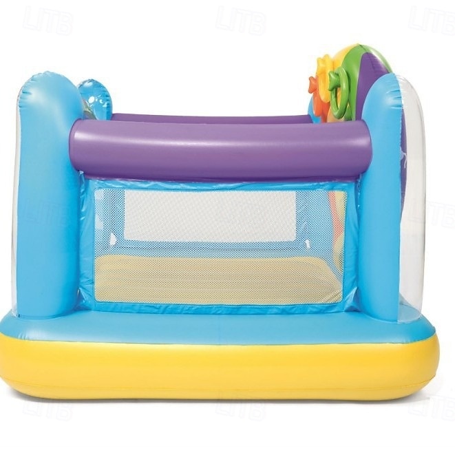 Inflatable Castle Color Bouncy Castles Hot air Balloon Trampoline with Ocean Ball and Electric Pump for Indoor and Outdoor Garden Children s Playground Uptodate 2026 - $272.79 –P11