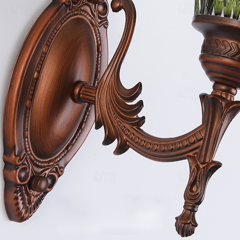 aplice de perete, corpuri de iluminat moderne de perete, aplice de perete în stil rustic cu abajur din sticlă transparentă, aplice pentru living, dormitor, scară, baie, hol 110-240v 2025 - $109.99 –P3