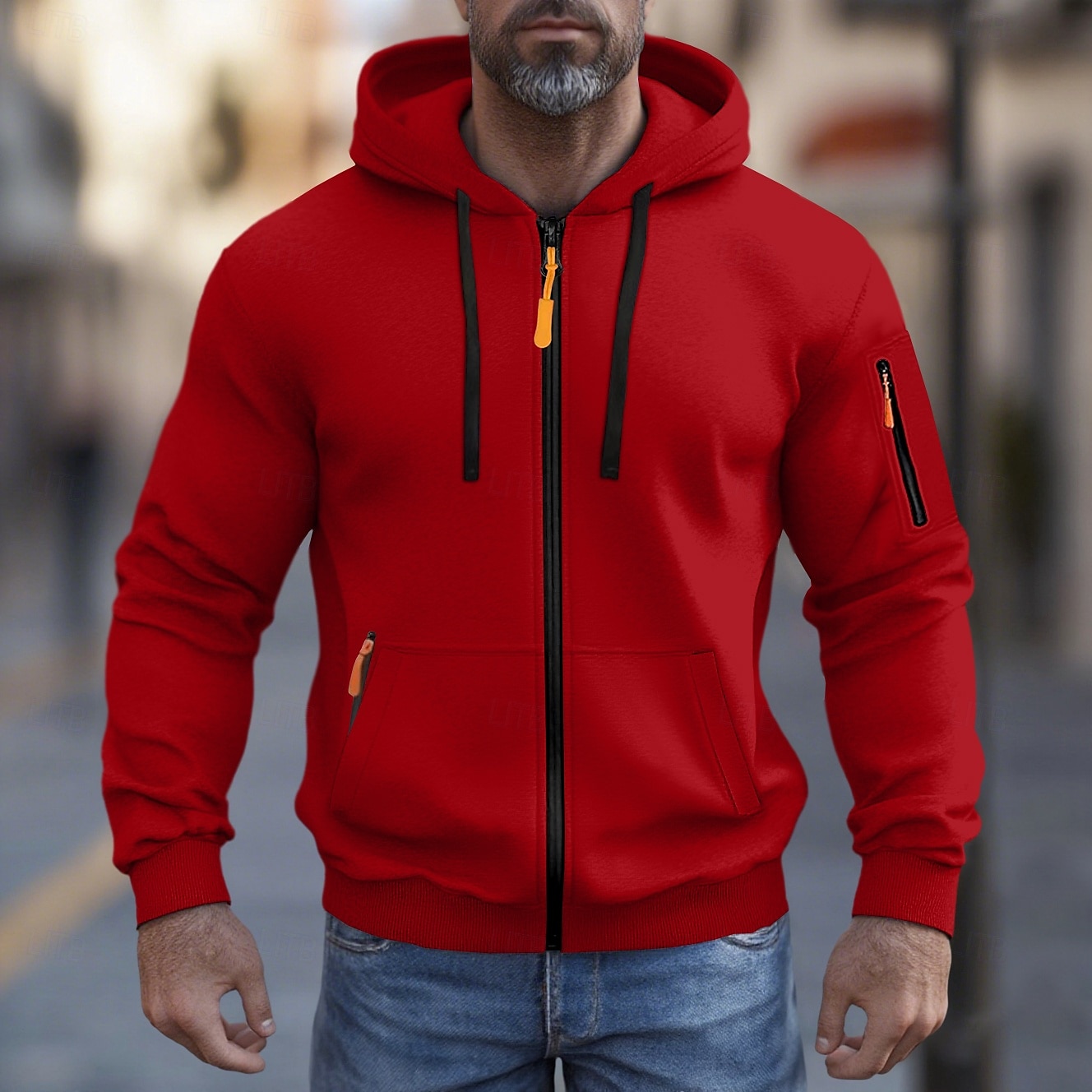 Per uomo Felpa con cappuccio Felpa con cappuccio a zip intera Felpa con cappuccio in pile Felpa con cappuccio tattica Nero Bianco Verde militare Rosso Borgogna Con Cappuccio Semplice Cerniera Sport del 2025 a $23.99 –P4
