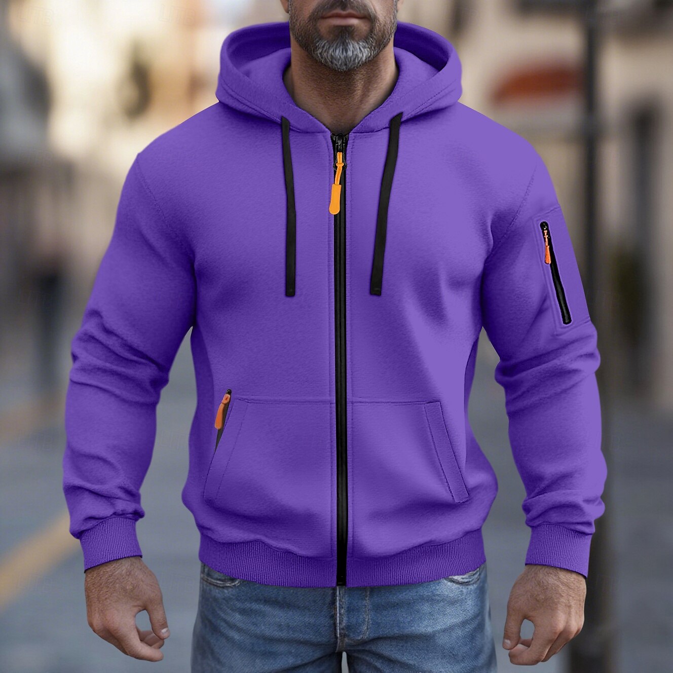 Per uomo Felpa con cappuccio Felpa con cappuccio a zip intera Felpa con cappuccio in pile Felpa con cappuccio tattica Nero Bianco Verde militare Rosso Borgogna Con Cappuccio Semplice Cerniera Sport del 2025 a $23.99 –P5