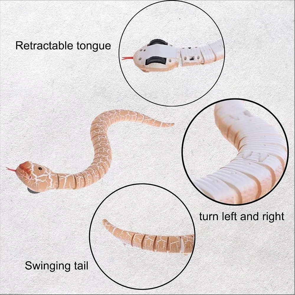 Jouet réaliste de serpent télécommandé, cobra électrique, cafard, araignée, jouet effrayant et amusant pour enfants, nouveauté, animal interactif télécommandé de 2025 ? $35.99 –P7