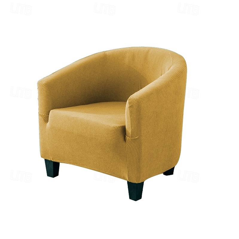 Capa para cadeira de clube, capa para cadeira de banheira, capa para cadeira, lã polar, capa para sofá individual, capa elástica para sofá, protetor de móveis para sala de estar de 2025 por $34.99 –P13