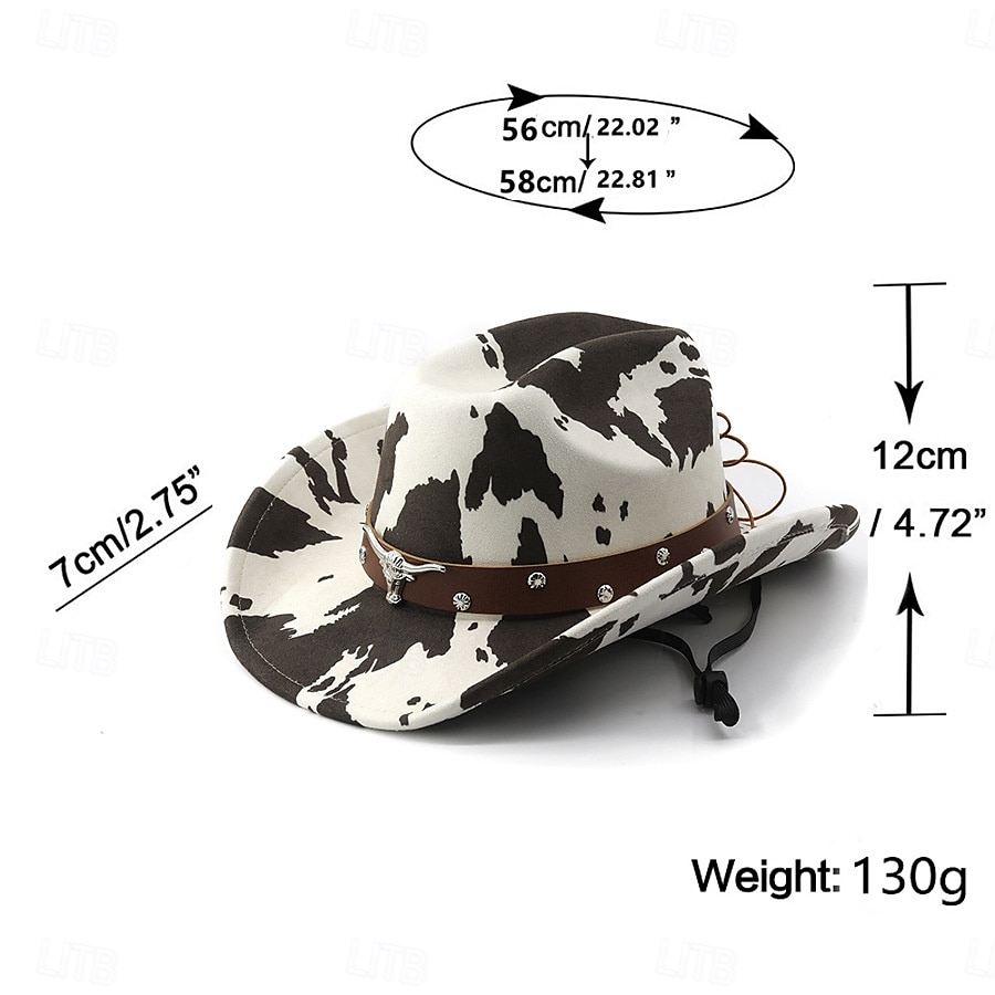 Cappello da cowboy retrò in denim con tesa larga, 1 pezzo, cinturino in omaggio, resistente alla deformazione, adatto per attività all'aperto del 2025 a $51.99 –P12