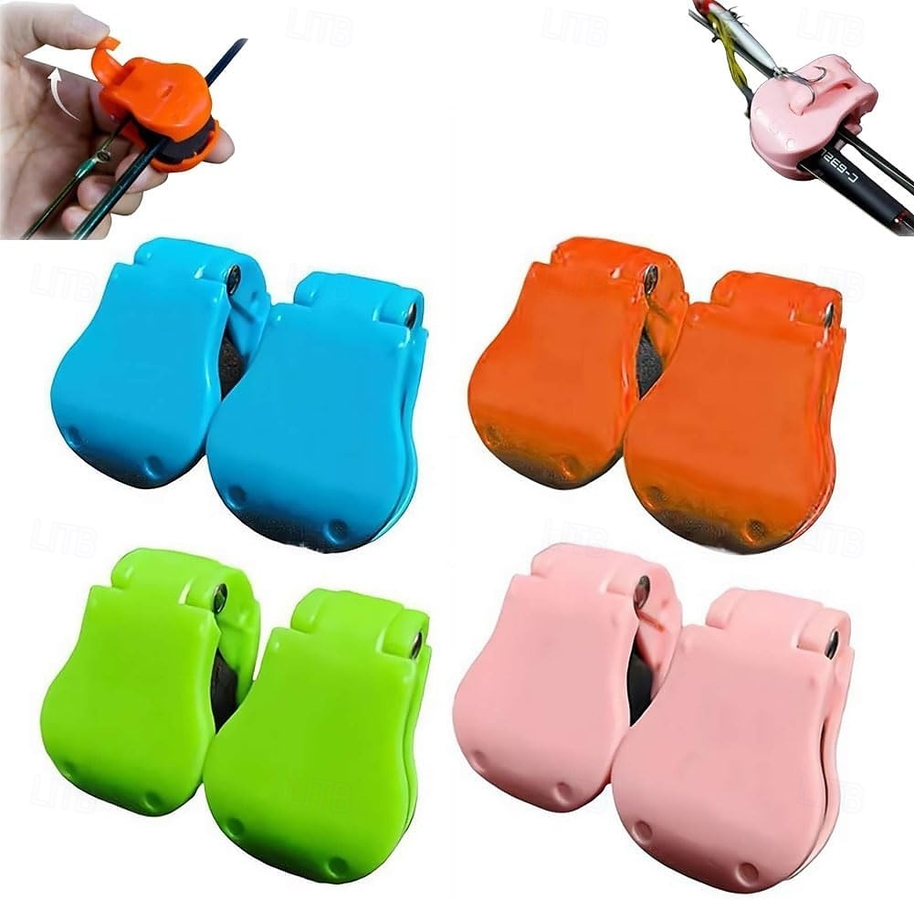 Lot de 2 supports de canne à pêche multifonctions, portables, pour la plage, avec sangle élastique pour un transport sécurisé et sans enchevêtrement de 2025 ? $9.49 –P2