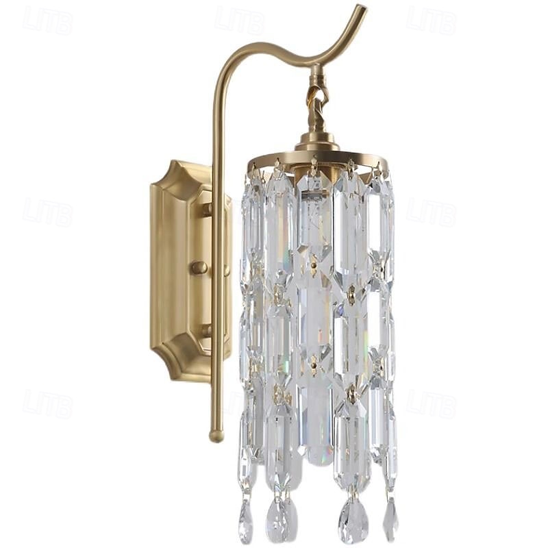 vnitřní nástěnná svítidla zlatá 1 světlo nástěnná svítidla, moderní nástěnná svítidla, farmářská nástěnná svítidla s čirým skleněným stínidlem, nástěnná svítidla do obývacího pokoje, ložnice, na 2026 - $247.39 –P5