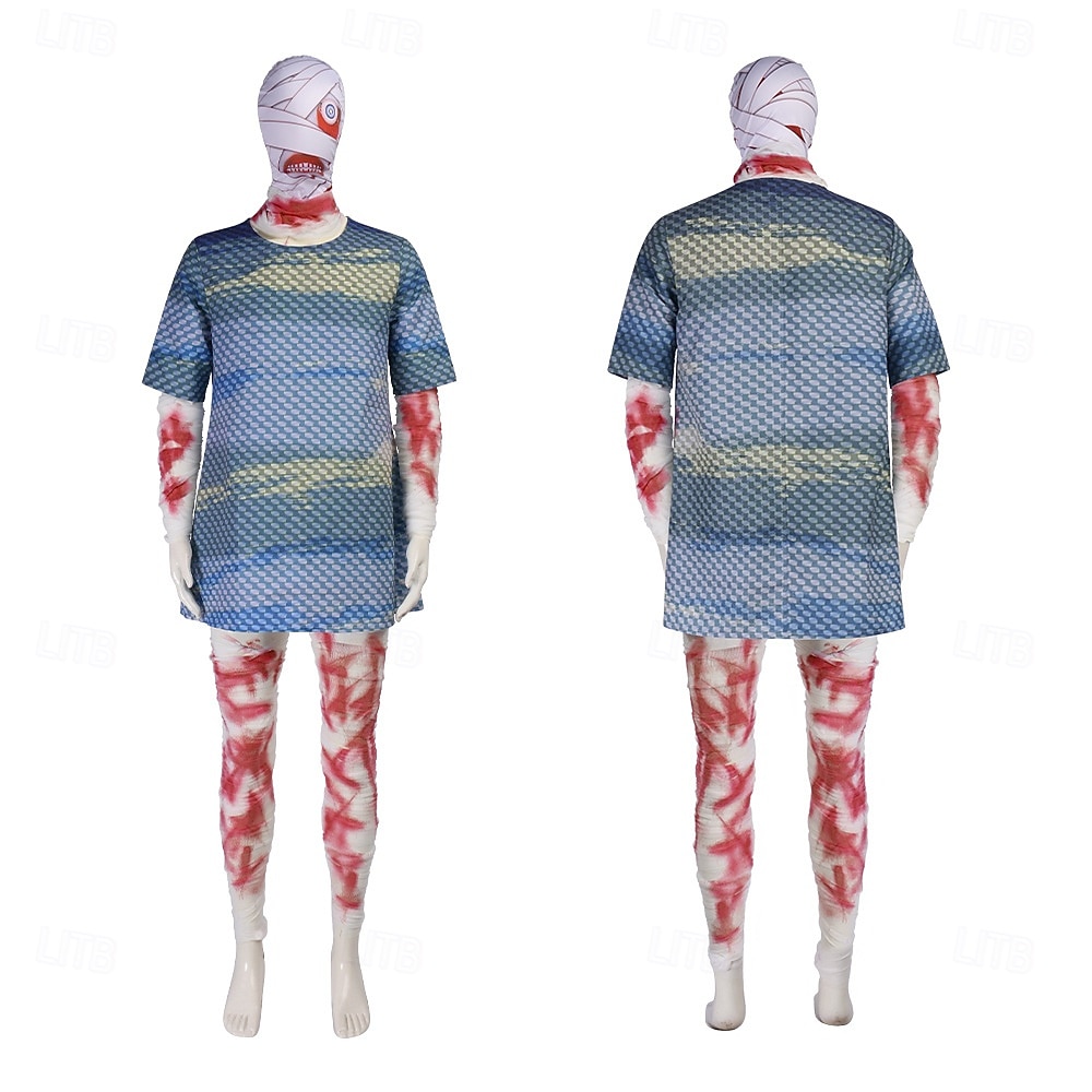 Fancy Costume Jumpsuit Zombie Mouthwashing Horror Scary Costume Adults' Men's Women's Halloween Carnival Party Performance Dress Up 2026 - $43.99 –P1